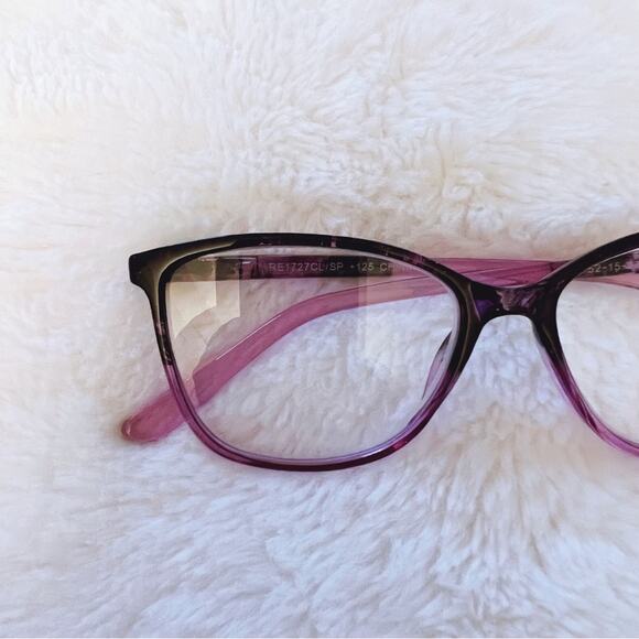Eli Light Purple & Black Two Tone Reader Glasses - Picture 5 of 13